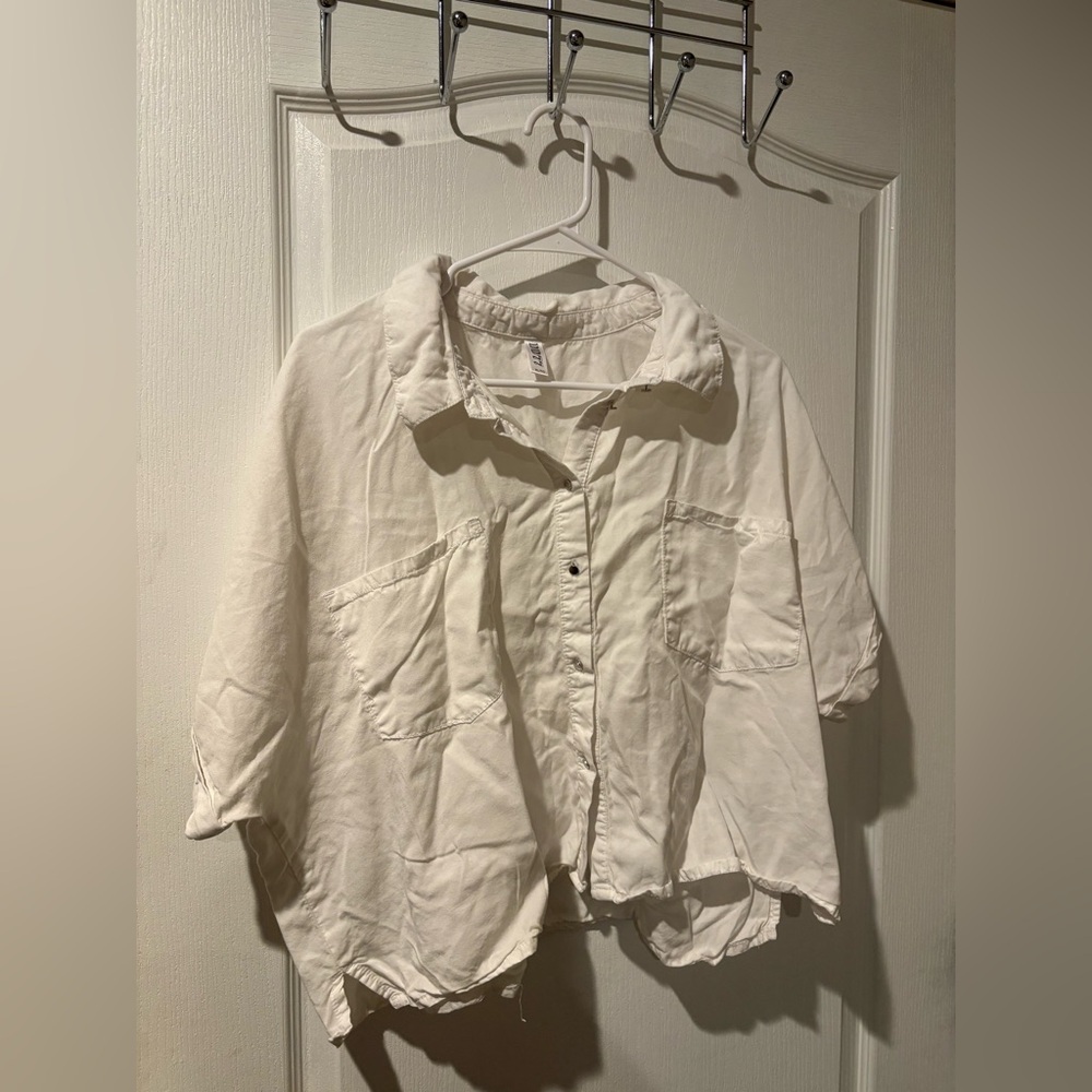 White Loose Blouse